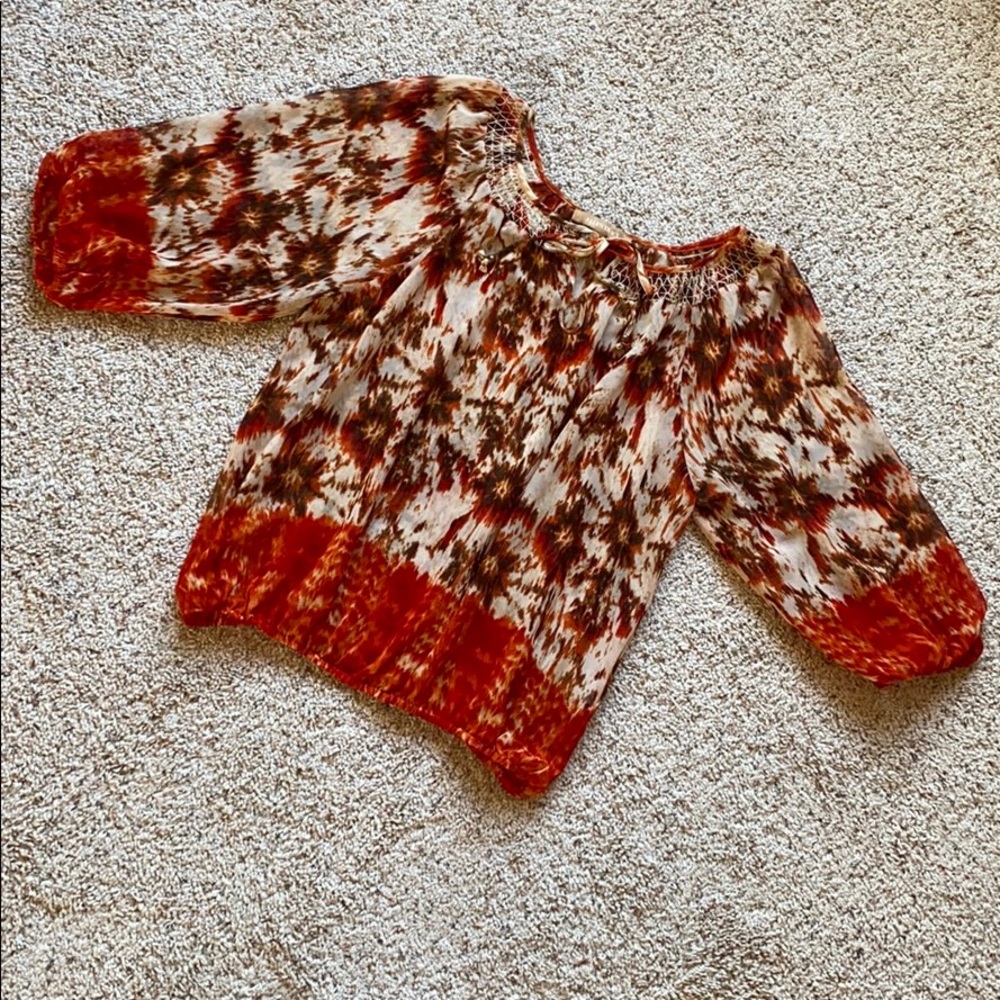 NWOT Women’s Ellen Tracy Sheer Blouse Size Medium